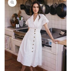 Hermoza Elena dress xs eyelet detail